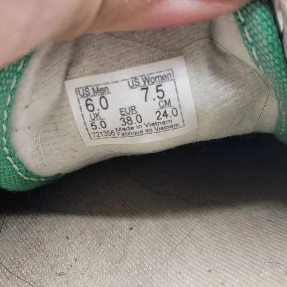 Vans Vault OG Era Paisley Green Womens 7.5 Sneaker Shoes California Beach